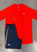 Under Armour Tech 2.0 Short Set - Red / Blue
