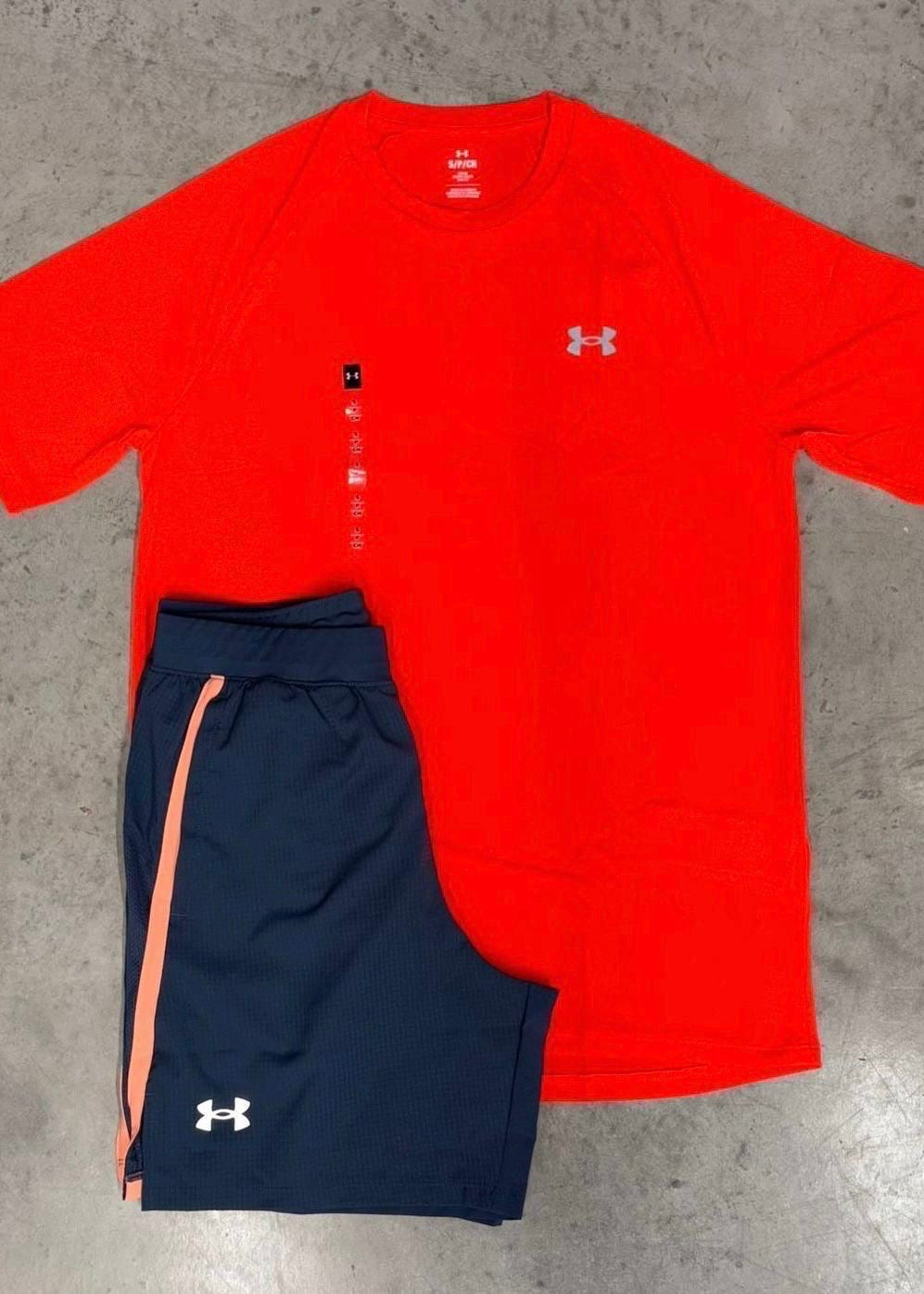 Under Armour Tech 2.0 Short Set - Red / Blue
