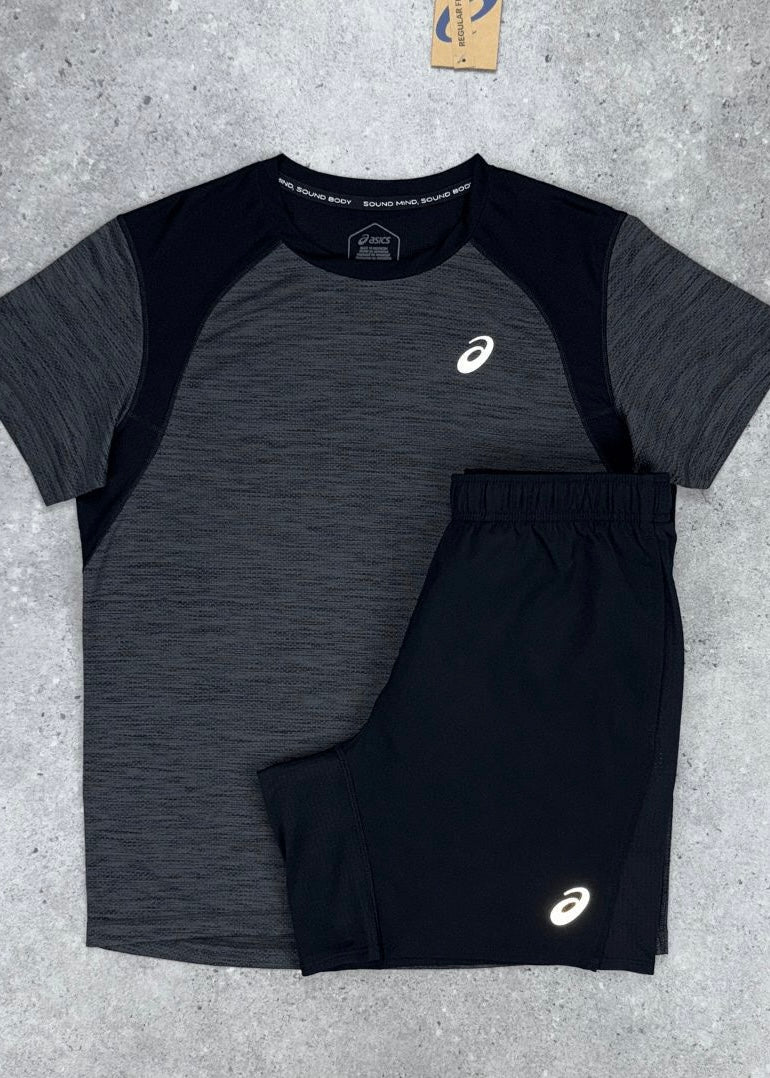Asics Road Short Set - Black / Grey