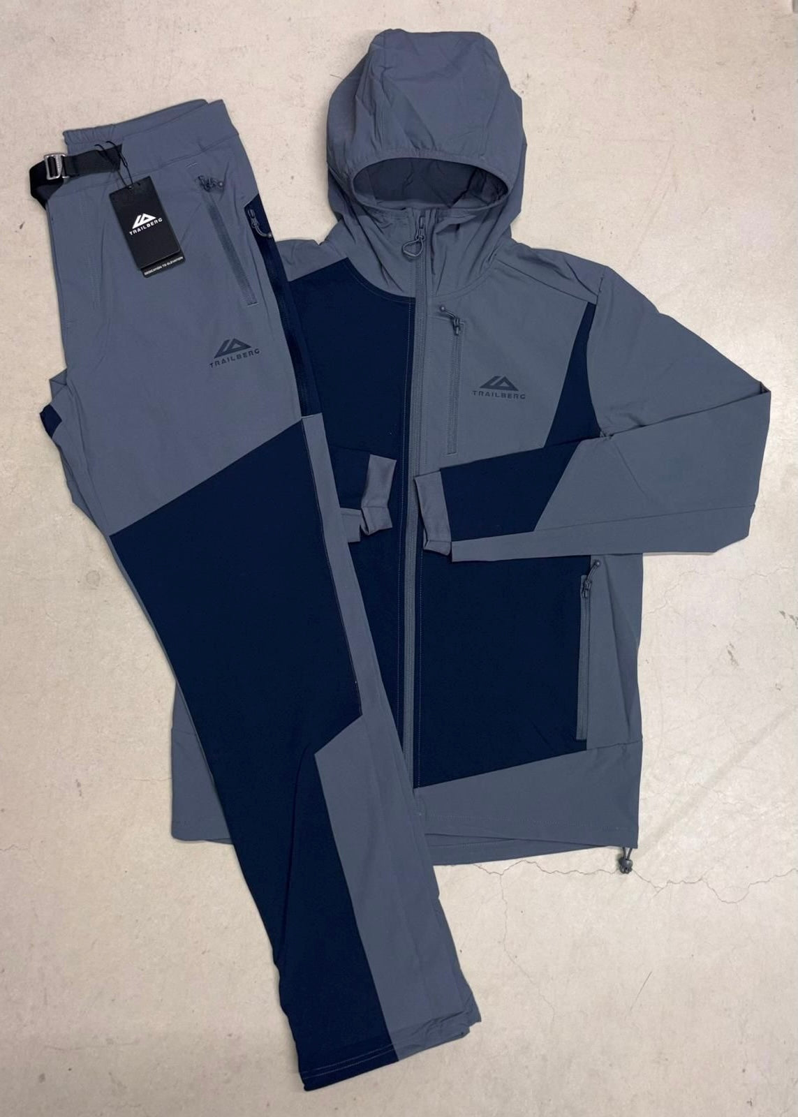 Trailberg Region Tracksuit - Grey/Navy