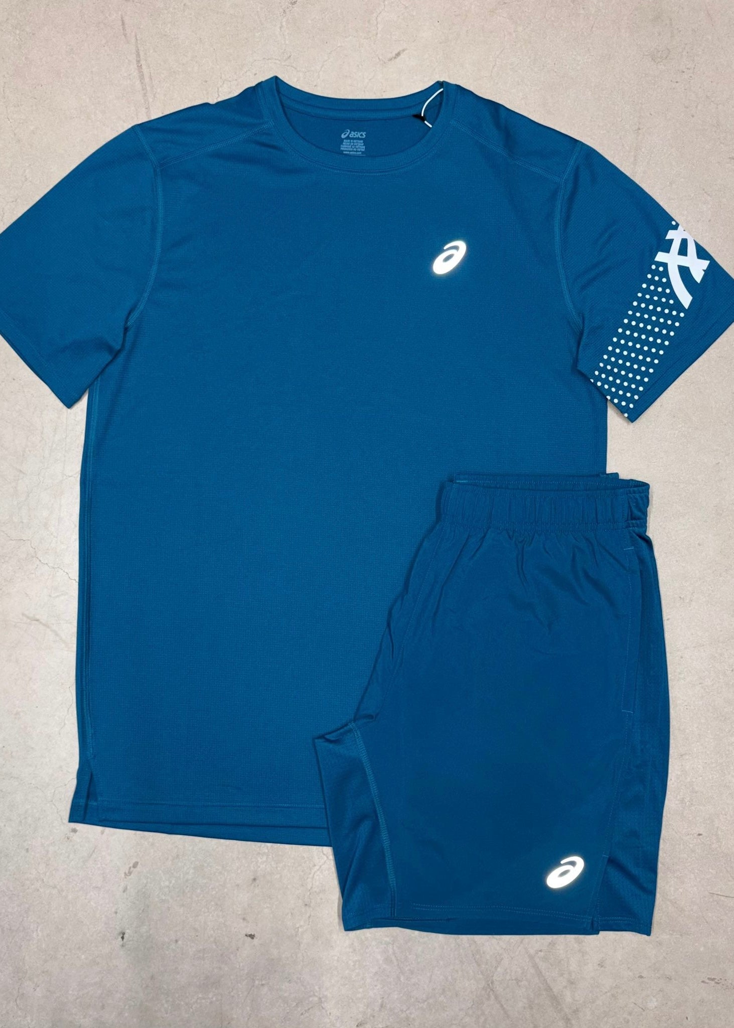 Asics Icon Short Set - Aegean Blue